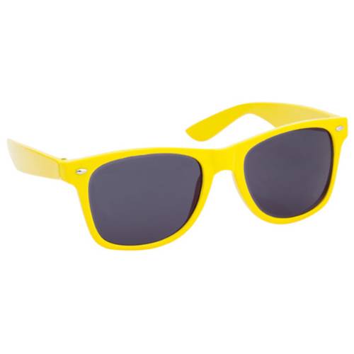 Gafas de sol opacas en color amarillo