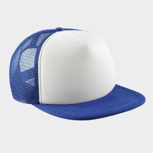 Gorra plana de rejilla