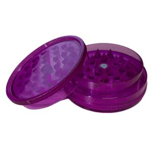 Grinders de plástico personalizados con logo