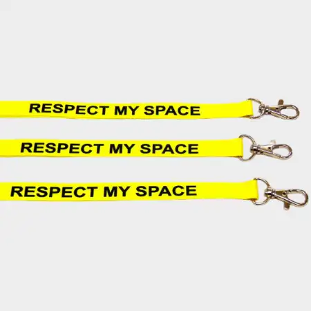 Sublimación de lanyard amarillo