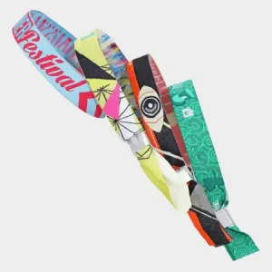Pulseras bordadas personalizadas