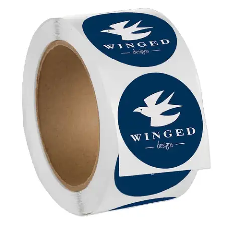 Rollo de pegatinas personalizadas
