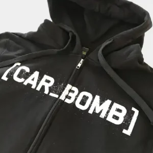 Sudadera serigrafiada cremallera