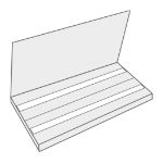 Plantilla del Papel de liar Doble Regular