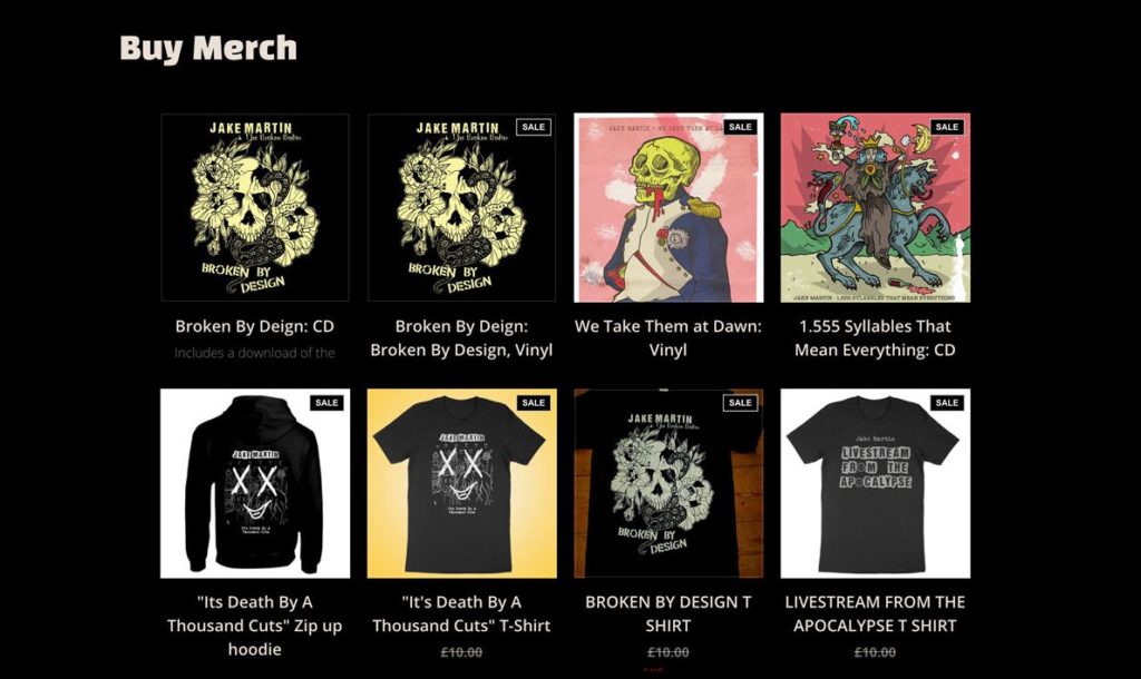 Vender tu merchandising a través de tu tienda online