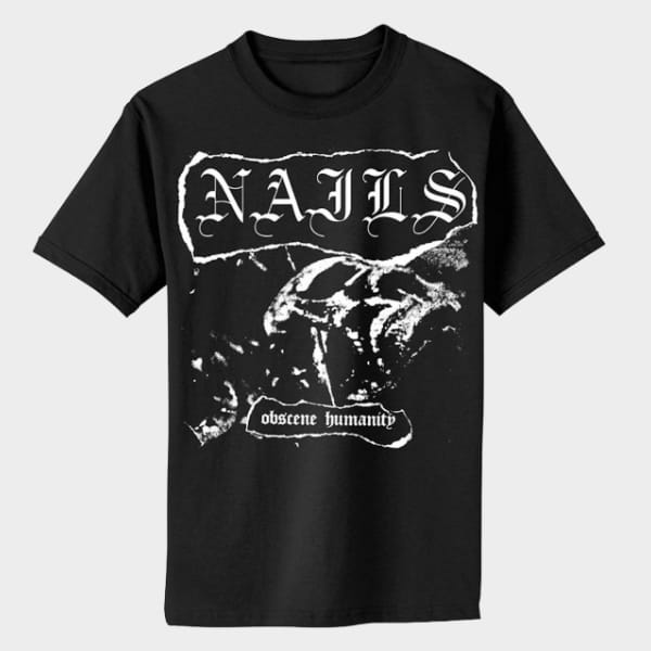 Camiseta orgánica de algodón negra serigrafiada