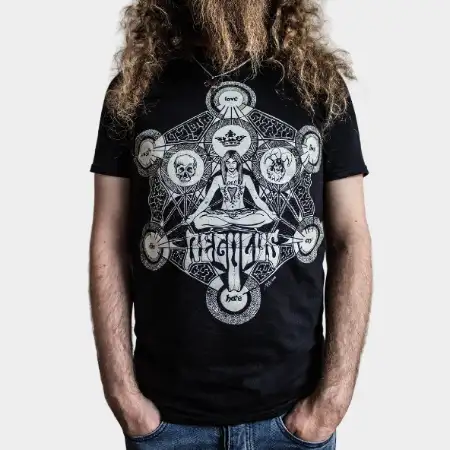 Camiseta de algodón orgánico estampada